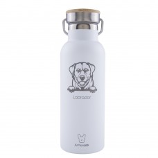  ActionLab Baboo Bottle  White Labrador 500ml