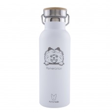  ActionLab Baboo Bottle  White Pomeranian 500ml