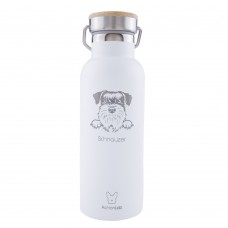  ActionLab Baboo Bottle  White Schnauzer 500ml