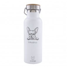  ActionLab Baboo Bottle  White Chihuahua 500ml