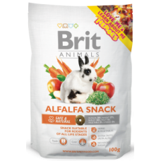 Brit Animals® Alfalfa Snack Λιχουδιά Μικρών Ζώων 100gr Brit Animals® Alfalfa Snack Λιχουδιά Μικρών Ζώων 100gr